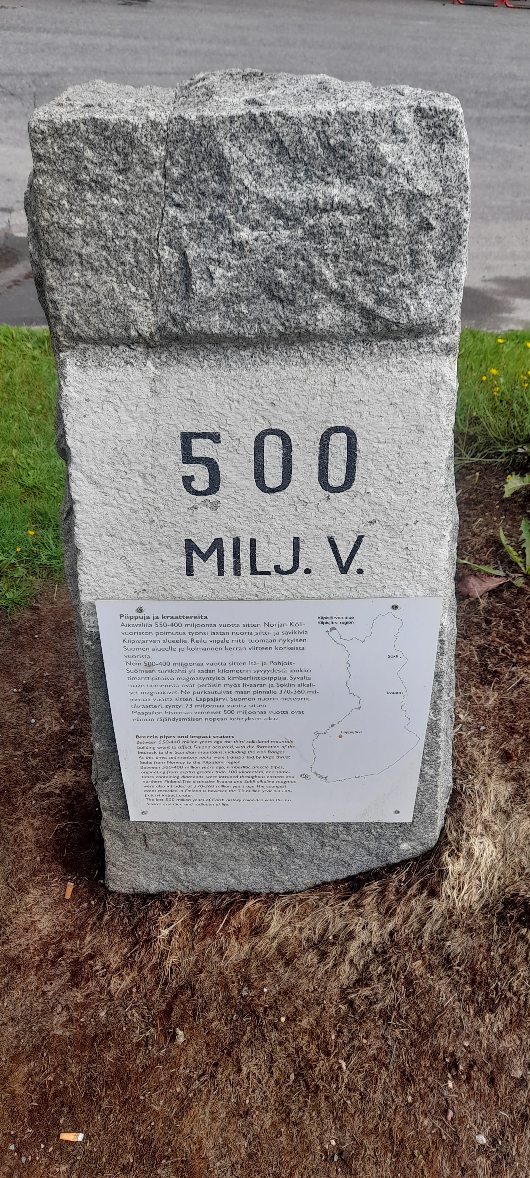 Geological Time Trail (Kivipuisto Utajärvi)